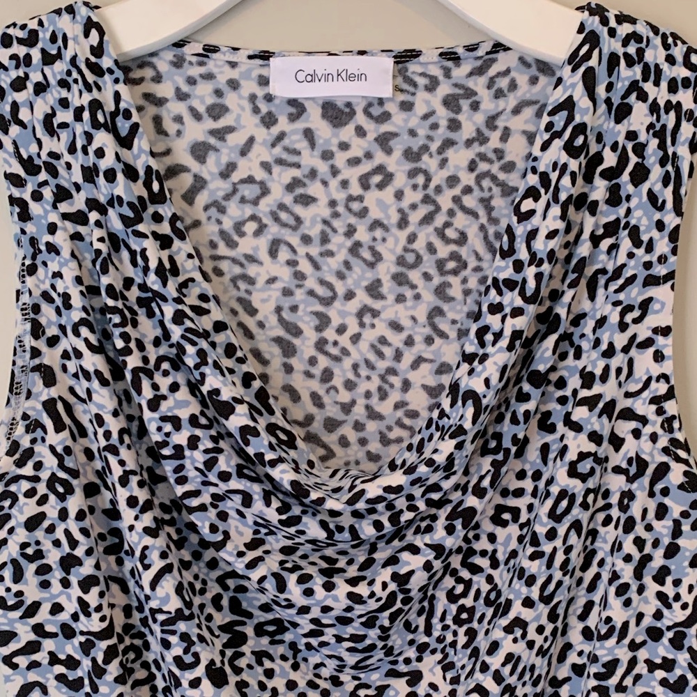 Calvin Klein size S cowl neck top - Picture 3 of 9